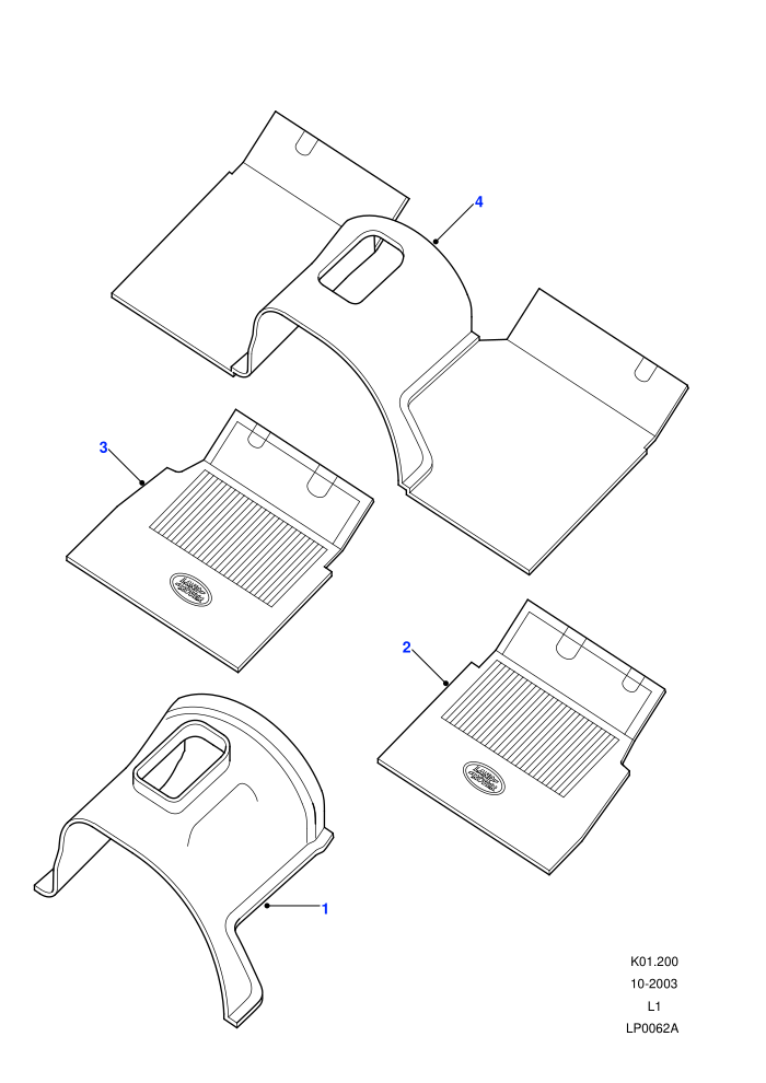 Rubber Mats-Front Floor