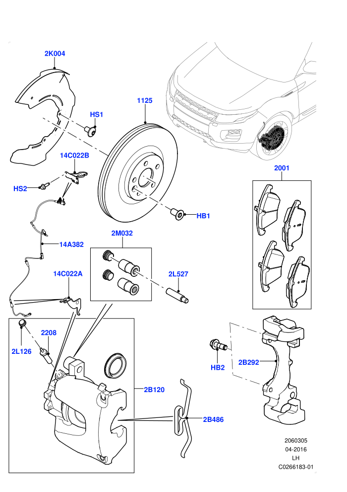 Front Brake Discs And Calipers (Front Disc And Caliper Size 17,Itatiaia (Brazil))((V)FROMGT000001)
