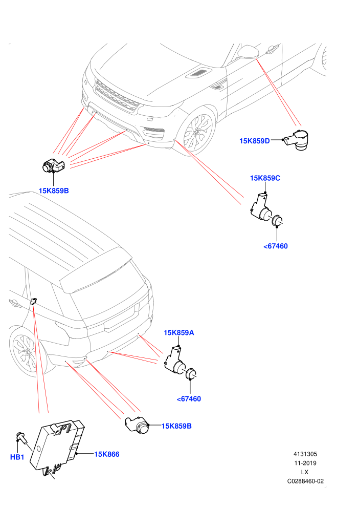 Parking Distance Control (SVR,SVR Version)((V)FROMJA000001)