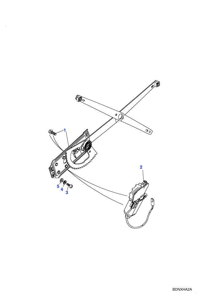 Window Regulators Front (4 Door Station Wagon)((V)TOMA659910)