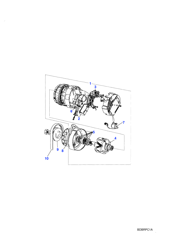 Alternator Lucas A127 (V8 EFI Petrol)