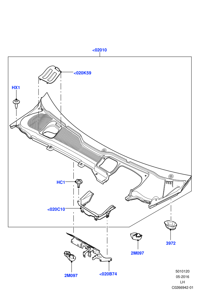Cowl/Panel And Related Parts (Itatiaia (Brazil))((V)FROMGT000001)