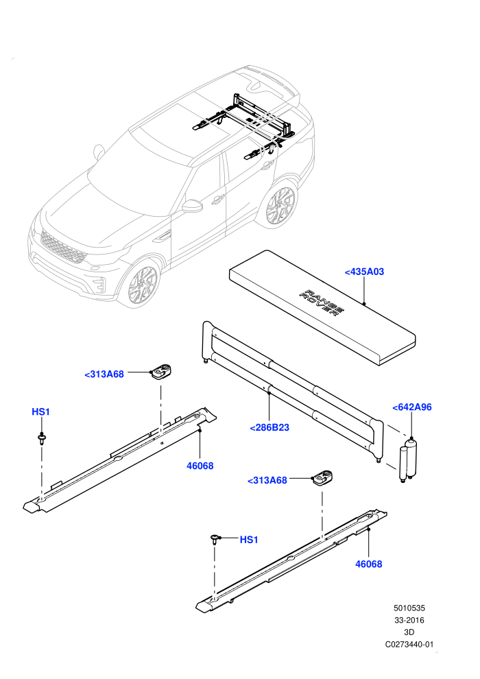Load Compartment Trim (Floor,Solihull Plant Build)((V)FROMHA000001)