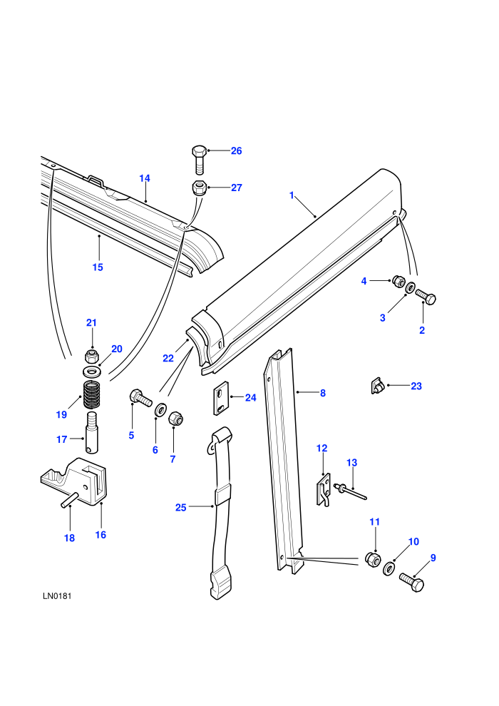 Drain Channels-Soft Top (Soft Top,With Soft Top)