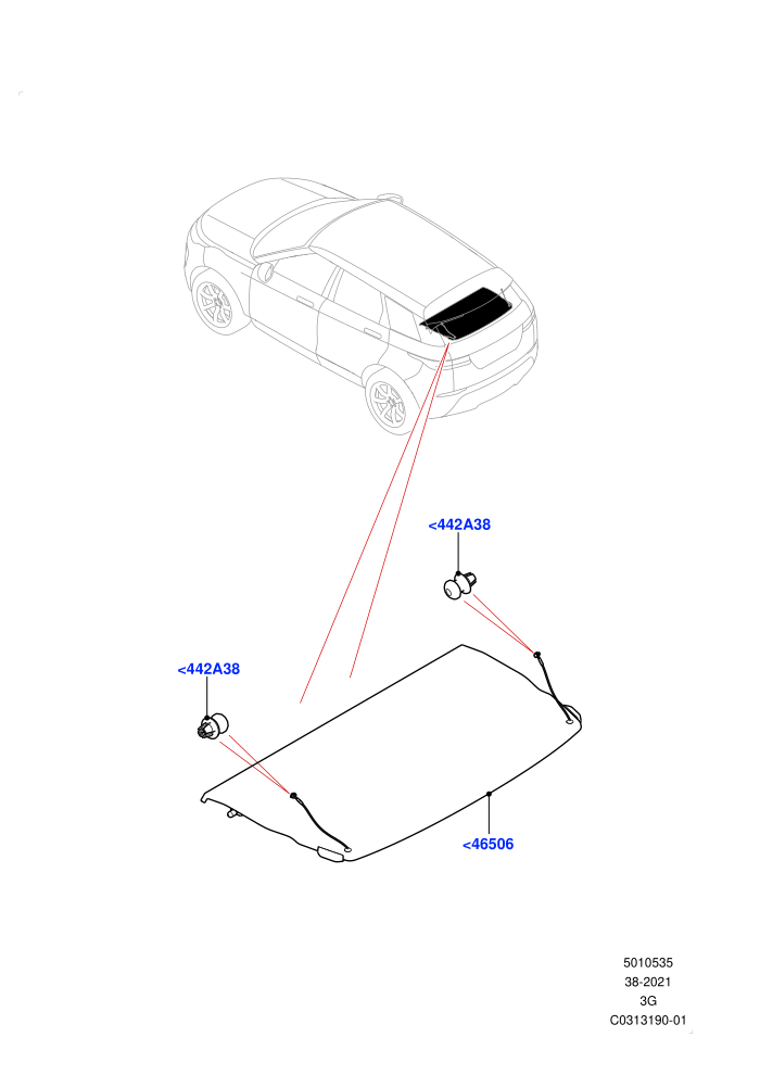 Load Compartment Trim (Itatiaia (Brazil))(Package Tray)