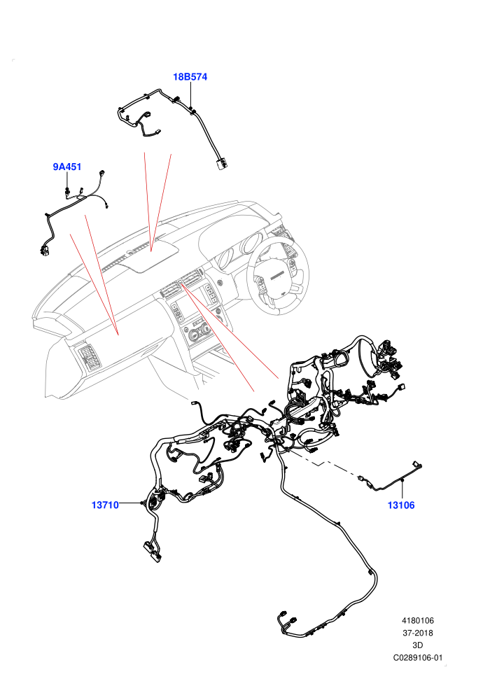 Facia Harness (Nitra Plant Build)((V)FROMK2000001)