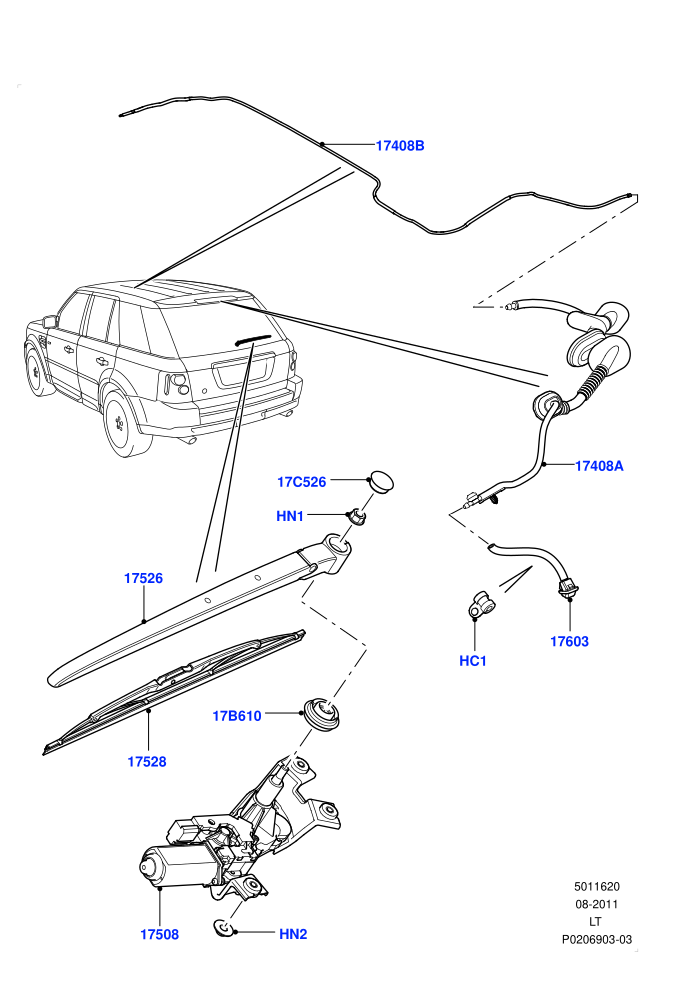 Rear Window Wiper And Washer ((V)FROMAA000001)