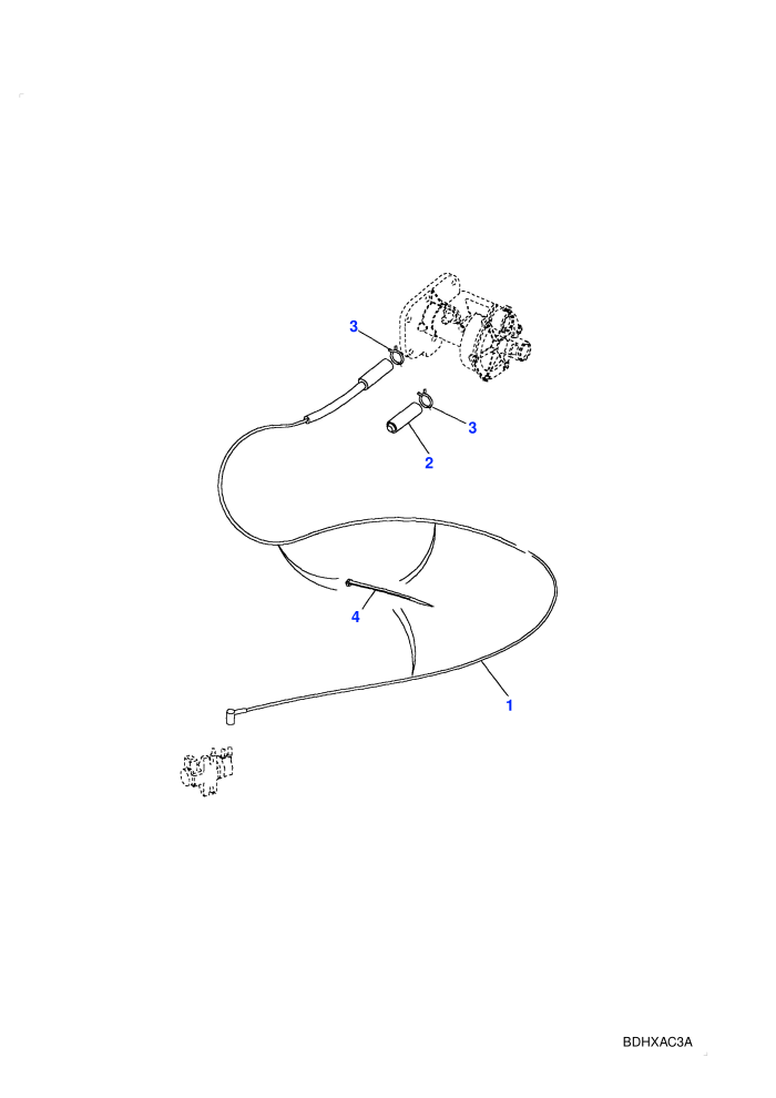 Vacuum Hose (4 Wheel Anti-Lock Braking System)