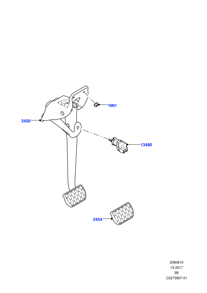 Brake And Clutch Controls ((V)TOLA999999)