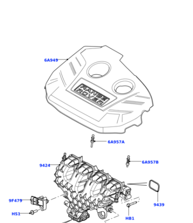 LR075167 FORD Датчик давления во впускном коллекторе 2.0L 16V бензиновый