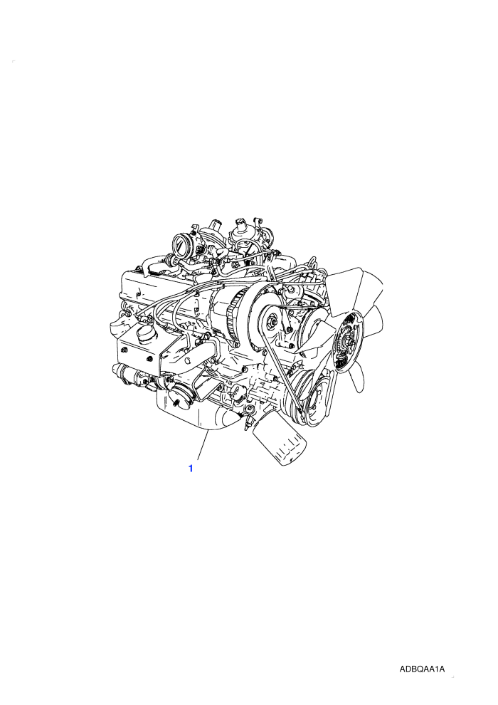 Engine Complete (3.5L V8 Twin Carb L/R Petrol)
