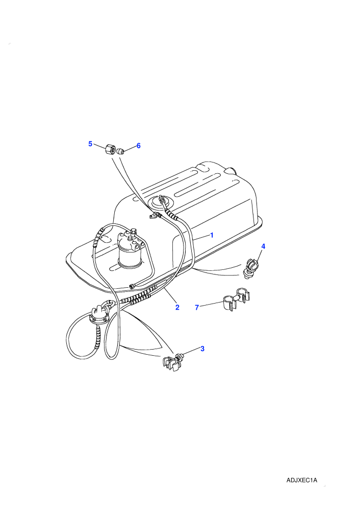 Fuel Pipes - Less Sedimentor (2.5L 4 Cyl Diesel,90 Wheelbase)((V)TOWA159806)