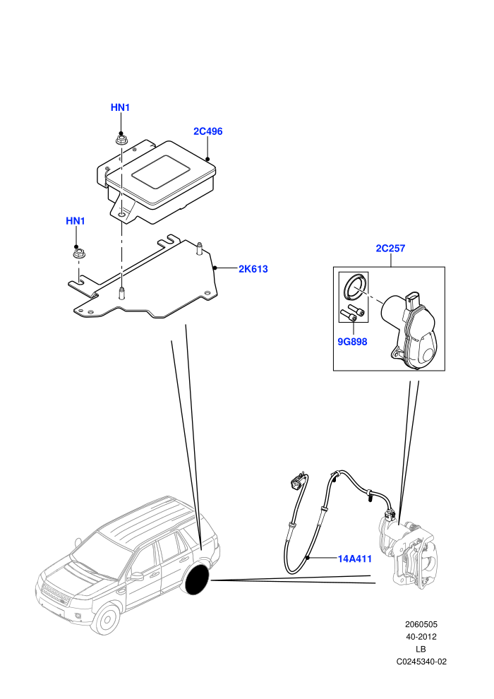 Parking Brake ((V)FROMDH000001)