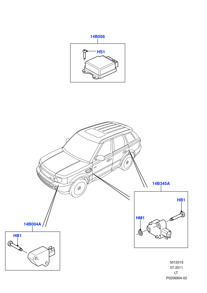 Airbag System (Sensors)((V)FROMAA000001)