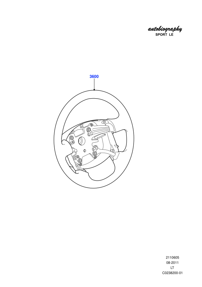 Steering Wheel (Autobiography Sport LE)((V)FROMCA000001)