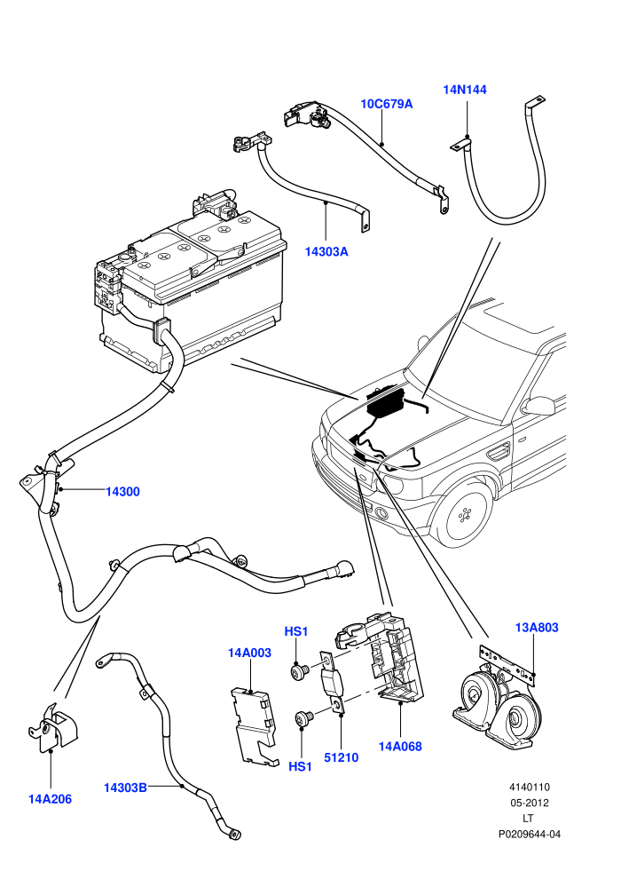 Battery Cables And Horn ((V)FROMAA000001)