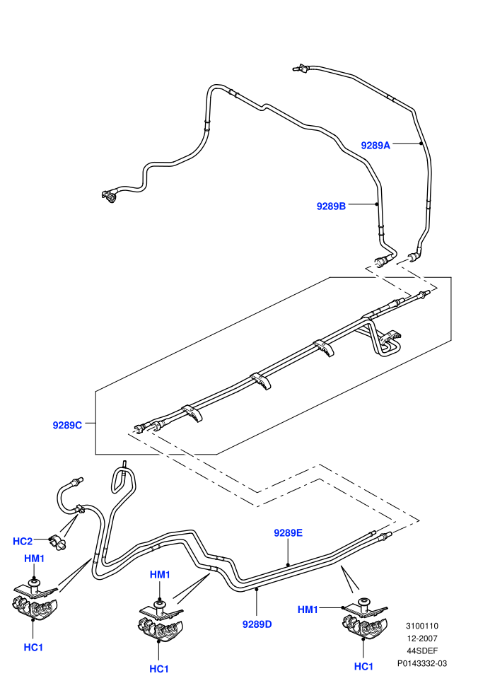 Fuel Lines (AJ Petrol 4.4 V8 EFI (220KW))