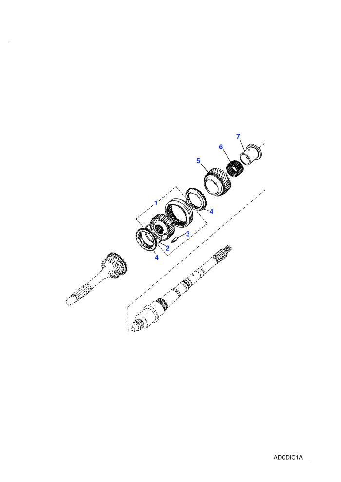 Mainshaft Gears 3/4th (5 Speed Manual Transmission,Manual Transmission)