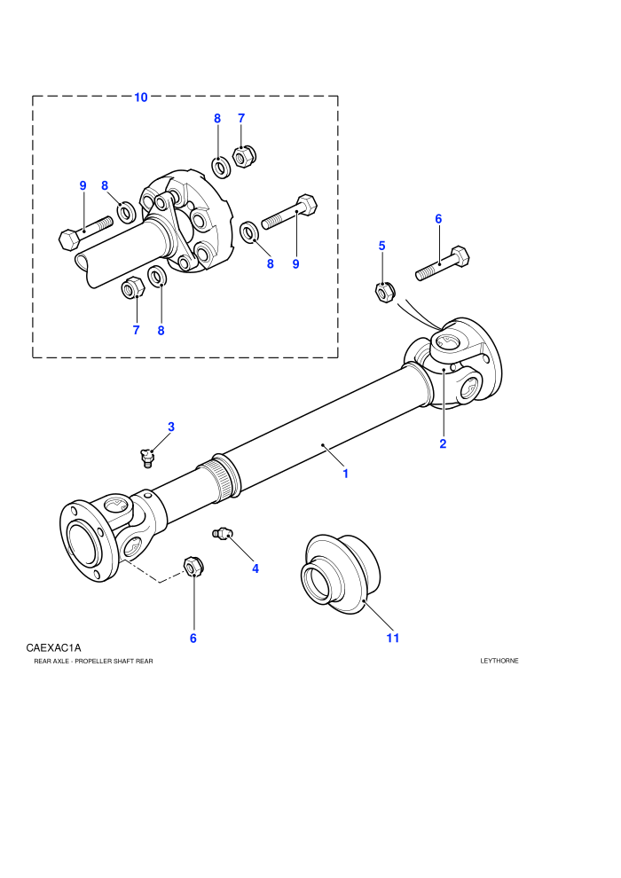 Propshaft Rear