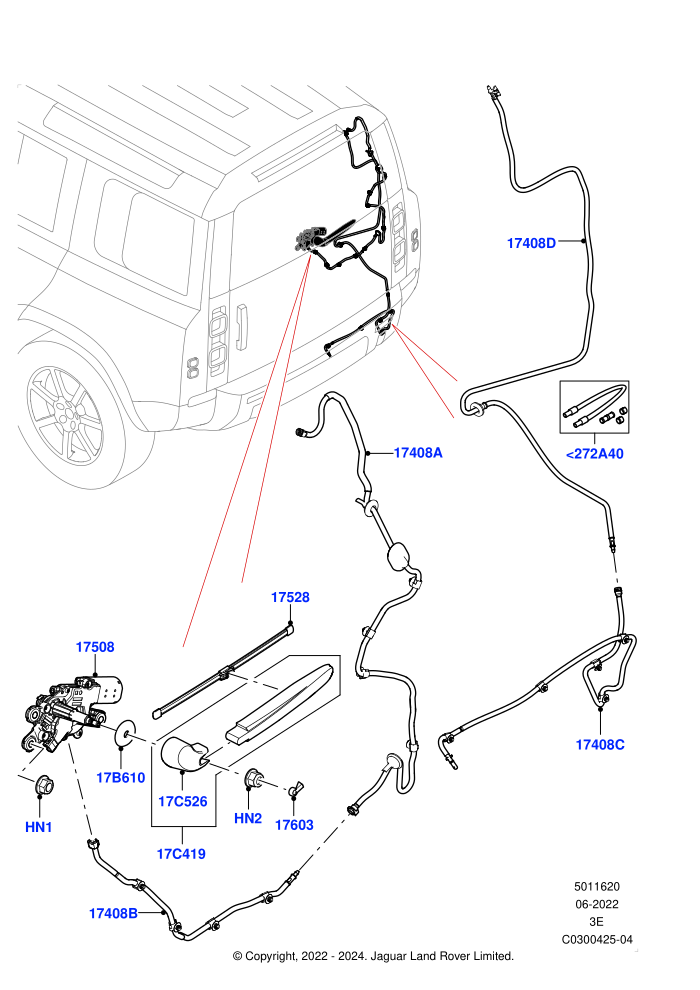 Rear Window Wiper And Washer