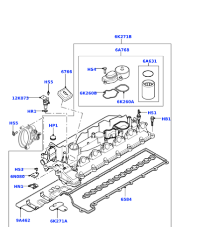 LLJ500010 BRITPART Фильтр сапуна M47/M57