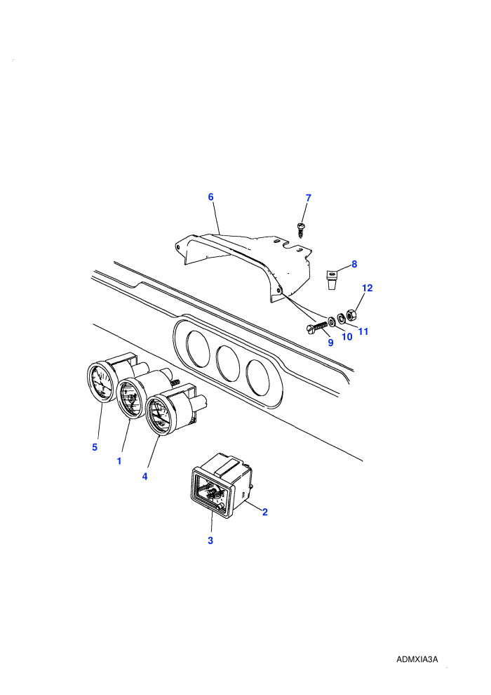 Clock & Oil Gauges-To LA939975