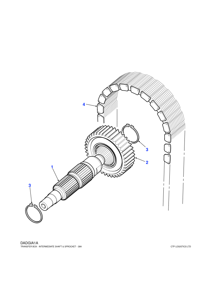 Intermediate Shaft & Sprocket