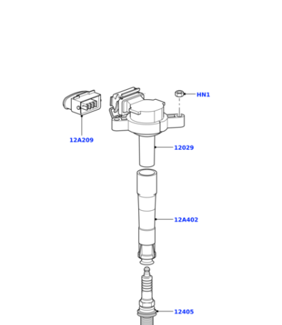 LR021006 BRITPART Свеча зажигания NRR M62