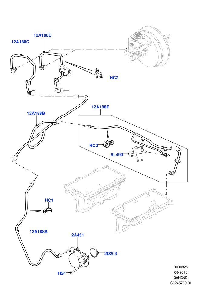 Vacuum Control And Air Injection (3.0L DOHC GDI SC V6 PETROL,RHD)((V)TOGA999999)